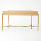 Breakfront Console - Natural/ Gold