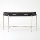 Breakfront Console - Black/Nickel