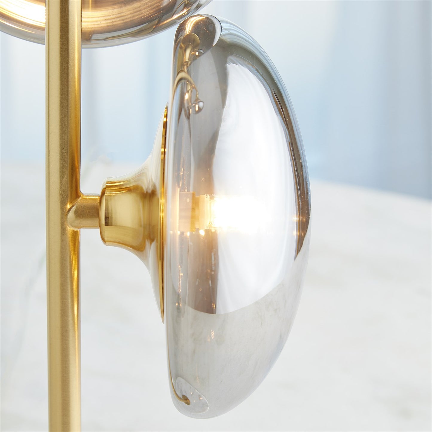Stellar Table Lamp - Smoke/Brass