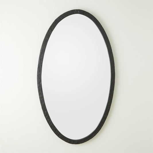 Oval Mirror-Forged Iron