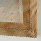 Delicate Basketweave Mirror - Gold