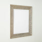 Delicate Basketweave Mirror - Silver