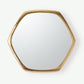 Hexagon Mirror - Gold