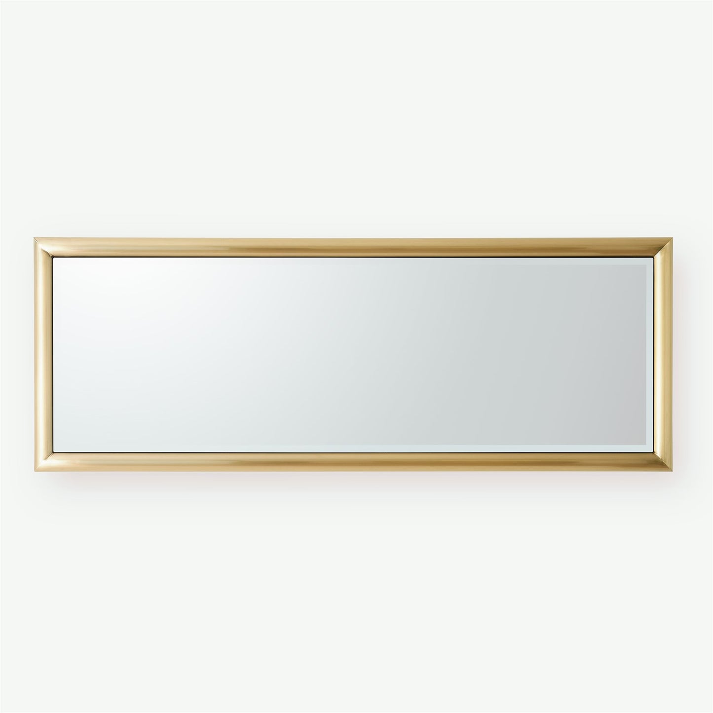 Bennett Floor Mirror - Brass