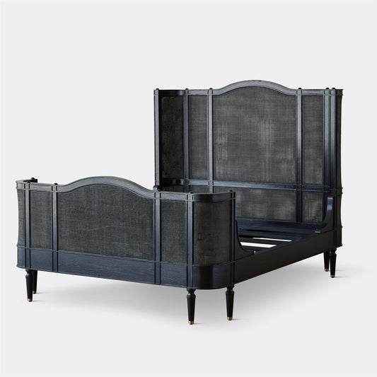 Josephine Bed - Blackened Oak - Queen/King
