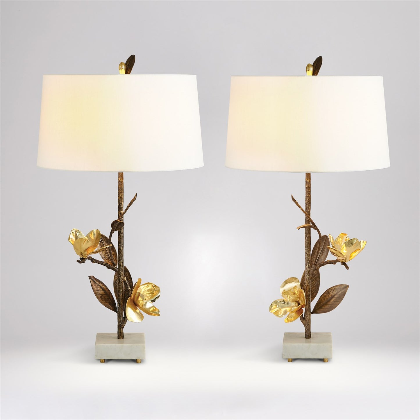 Magnolia Flower Table Lamp - Right