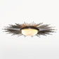 Sunburst Light Fixture - Nickel - Grats Decor Interior Design & Build Inc.