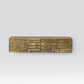 Abstract Block Cabinet - Brass