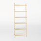 Spike 29"W x 80"H Etagere - Brass