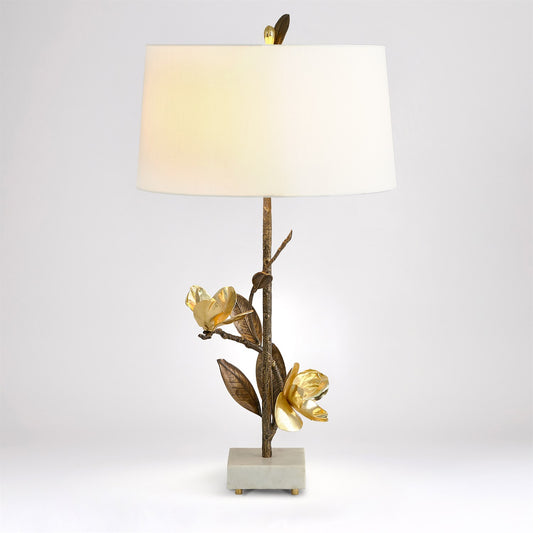 Magnolia Flower Table Lamp - Left