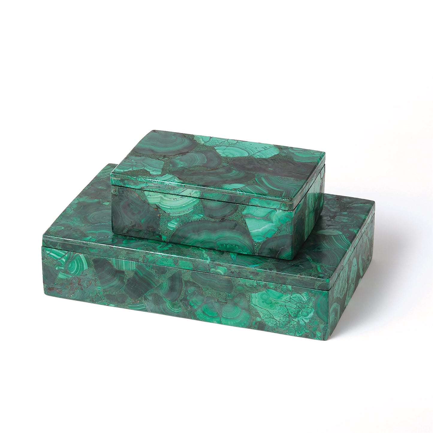 Malachite Stone Box