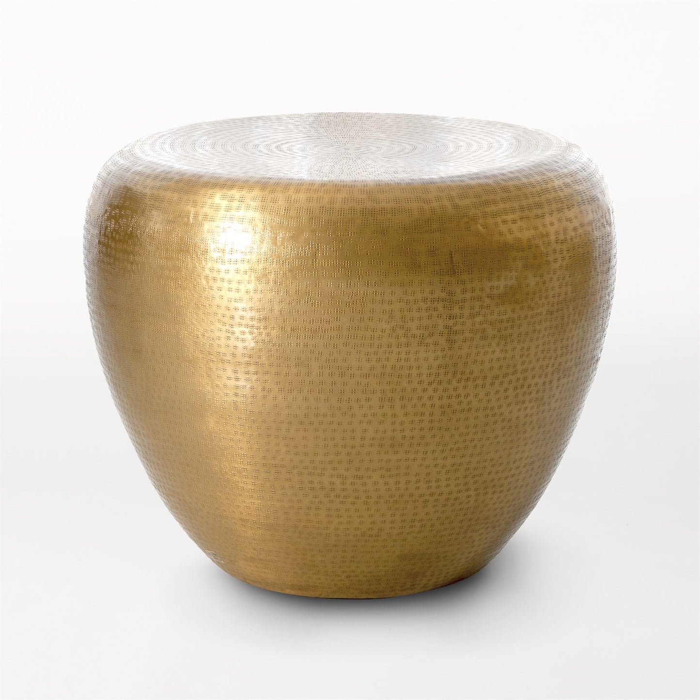 Goa End Table-Antique Brass