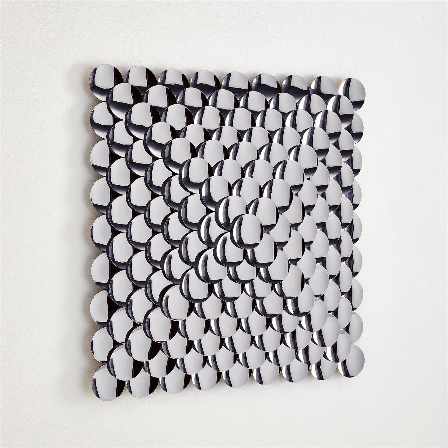 Pyramid Wall Decor - Nickel