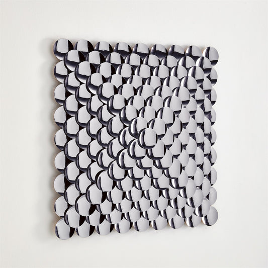 Pyramid Wall Decor - Nickel