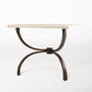 Teton Console - Bronze w/Travertine Top