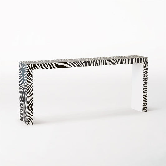 Parson Table - Zebra Lacquer