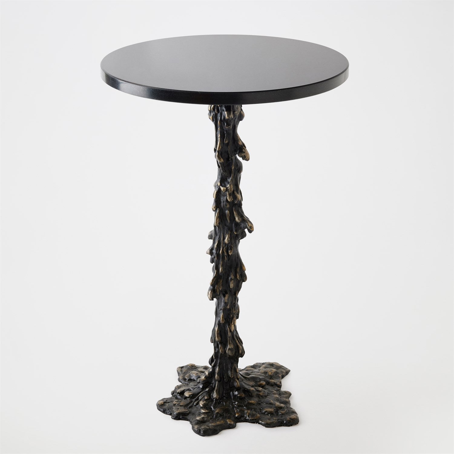 Melting Side Table - Black - Grats Decor Interior Design & Build Inc.
