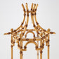 Bamboo Hurricane - Gold Leaf - Lg - Grats Decor Interior Design & Build Inc.