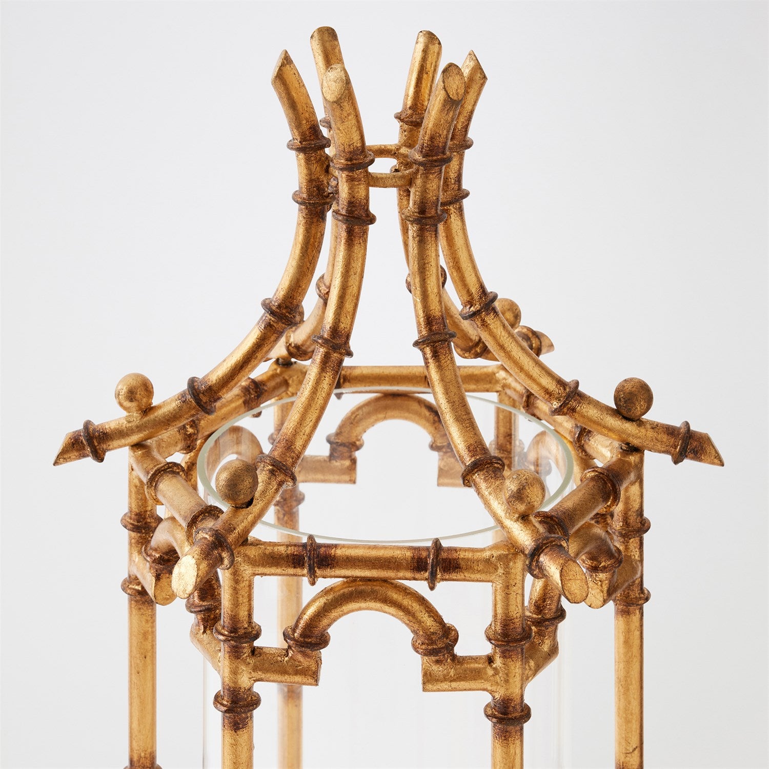 Bamboo Hurricane - Gold Leaf - Sm - Grats Decor Interior Design & Build Inc.