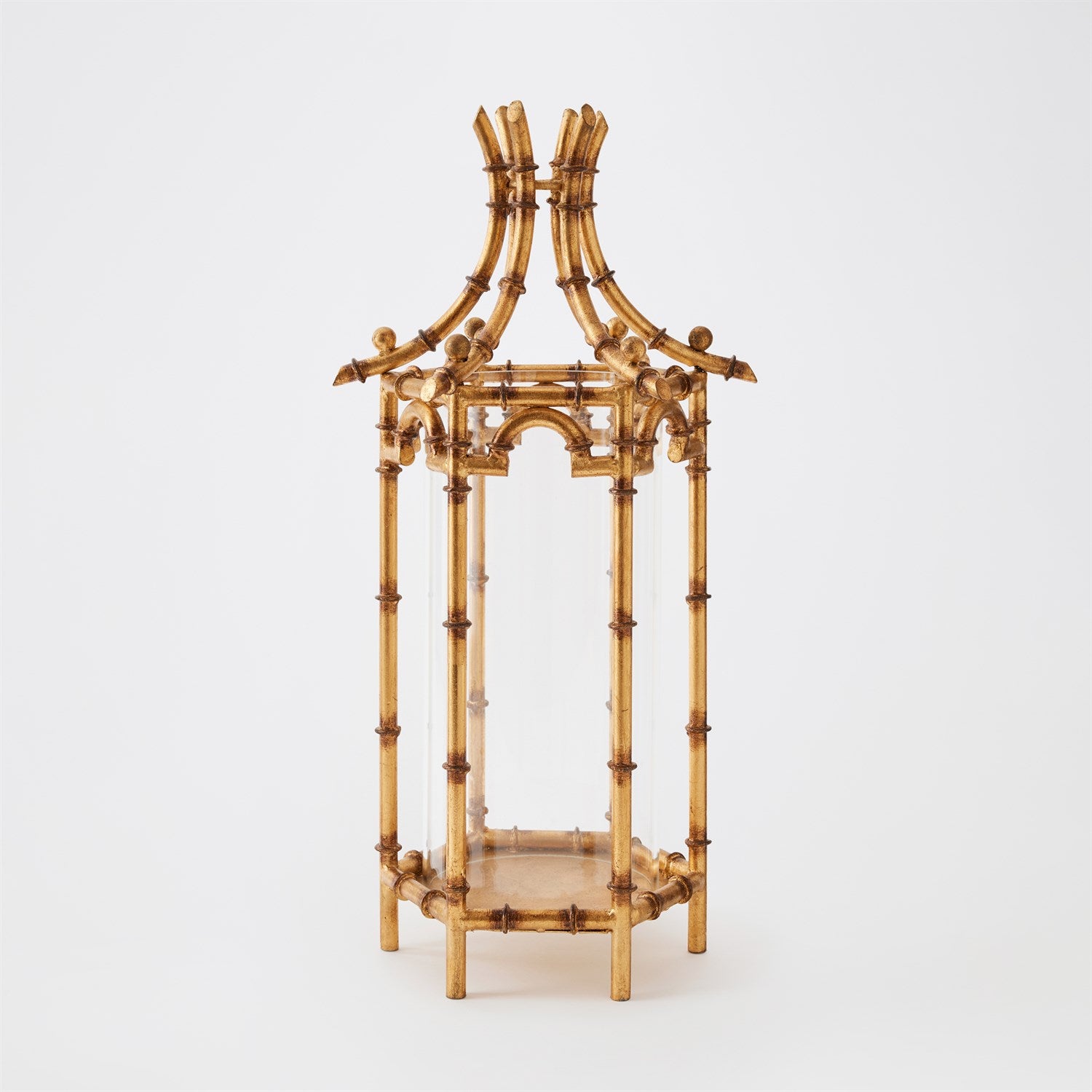 Bamboo Hurricane - Gold Leaf - Sm - Grats Decor Interior Design & Build Inc.