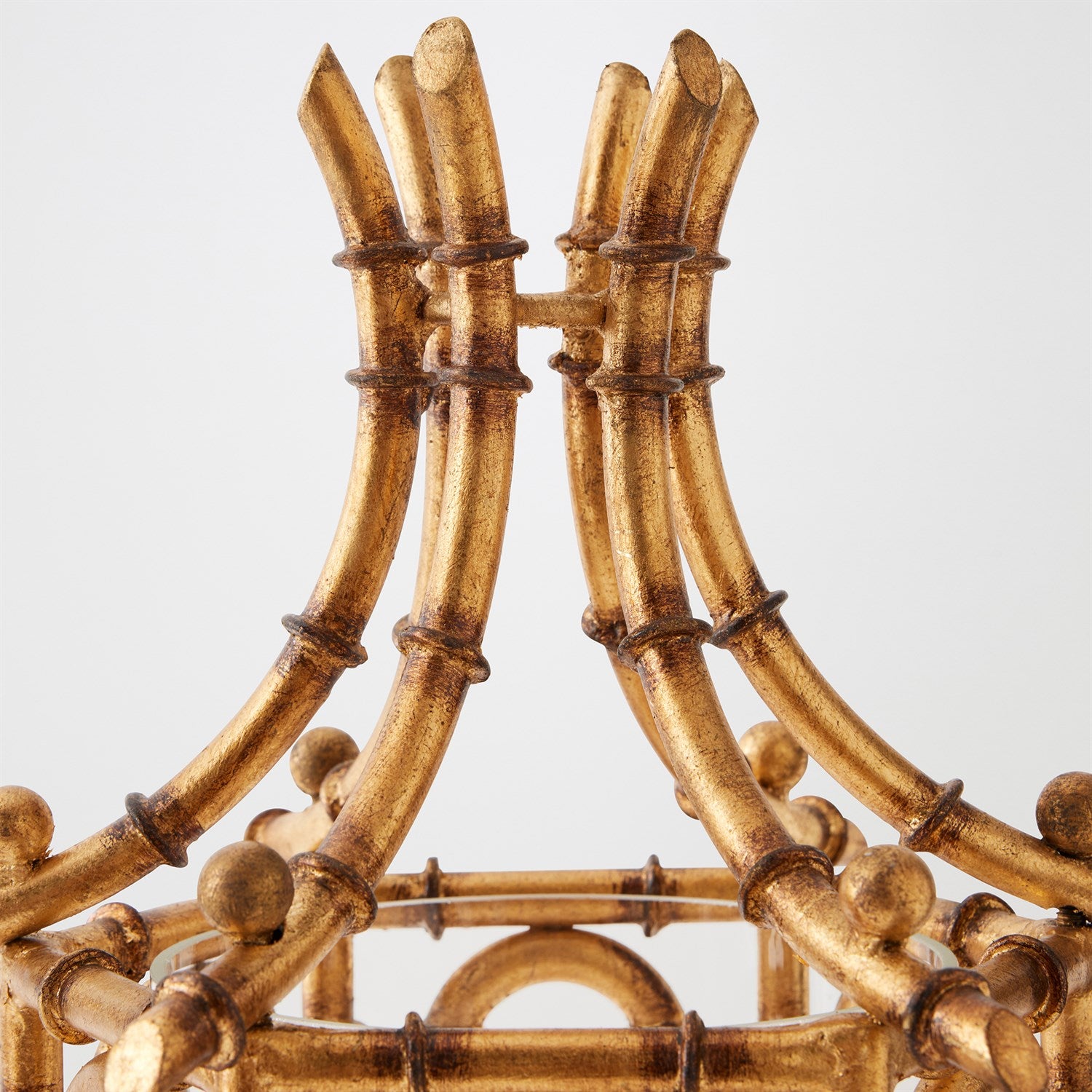 Bamboo Hurricane - Gold Leaf - Sm - Grats Decor Interior Design & Build Inc.