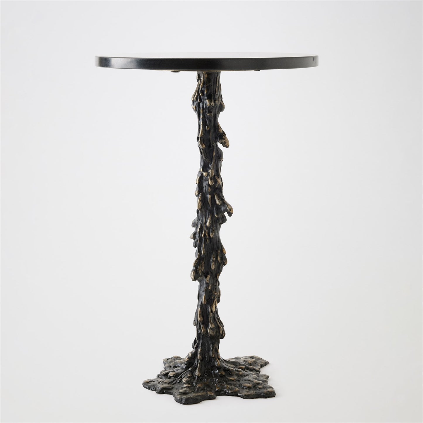 Melting Side Table - Black - Grats Decor Interior Design & Build Inc.