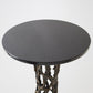 Perforated Side Table - Bronze/ Black Marble