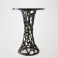 Perforated Side Table - Bronze/ Black Marble