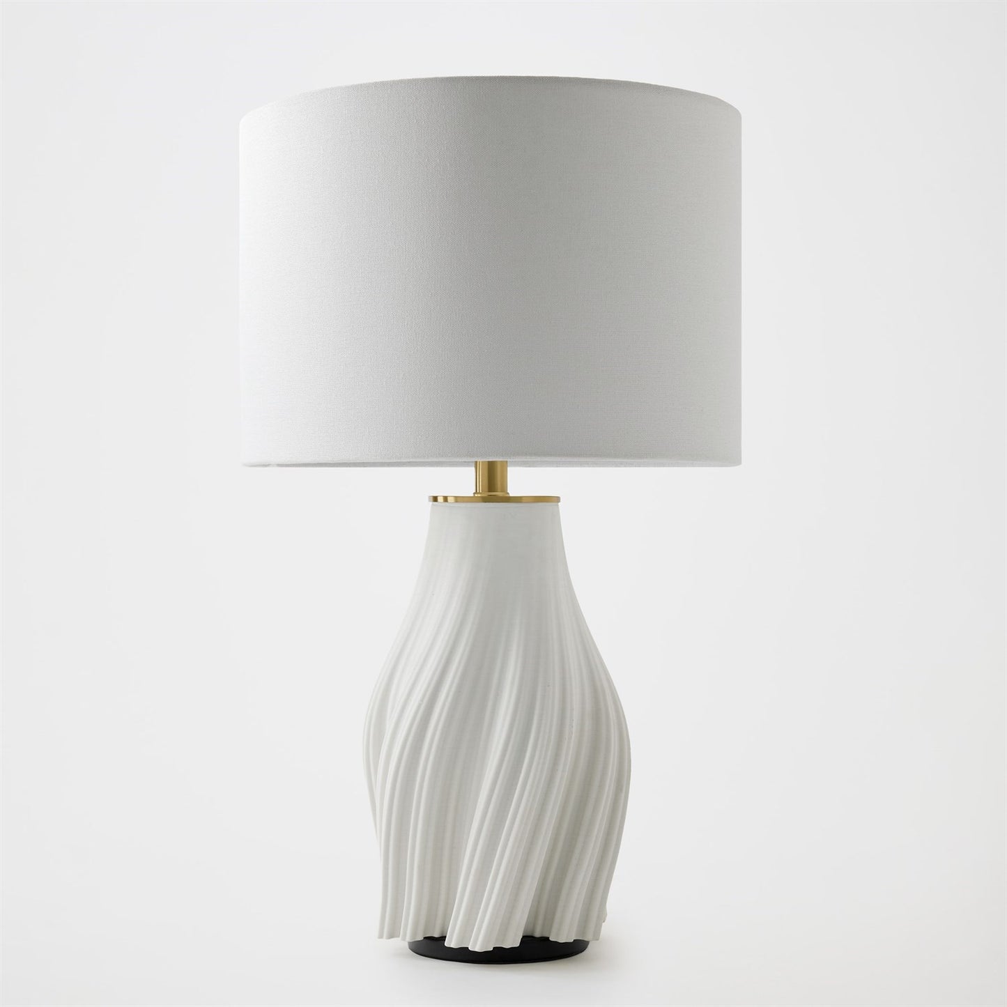 Vertical Wave Lamp - Matte White - Grats Decor Interior Design & Build Inc.