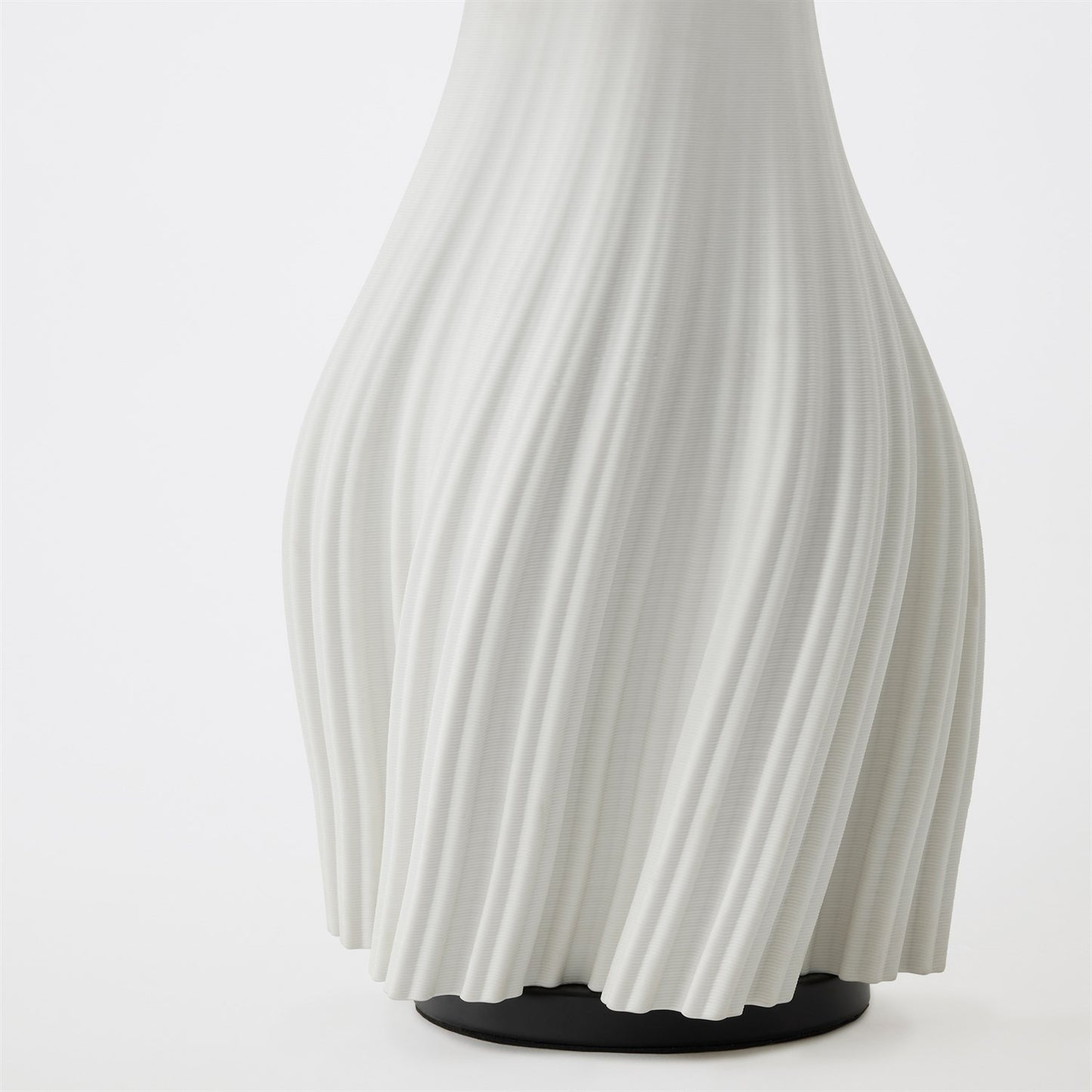 Vertical Wave Lamp - Matte White - Grats Decor Interior Design & Build Inc.
