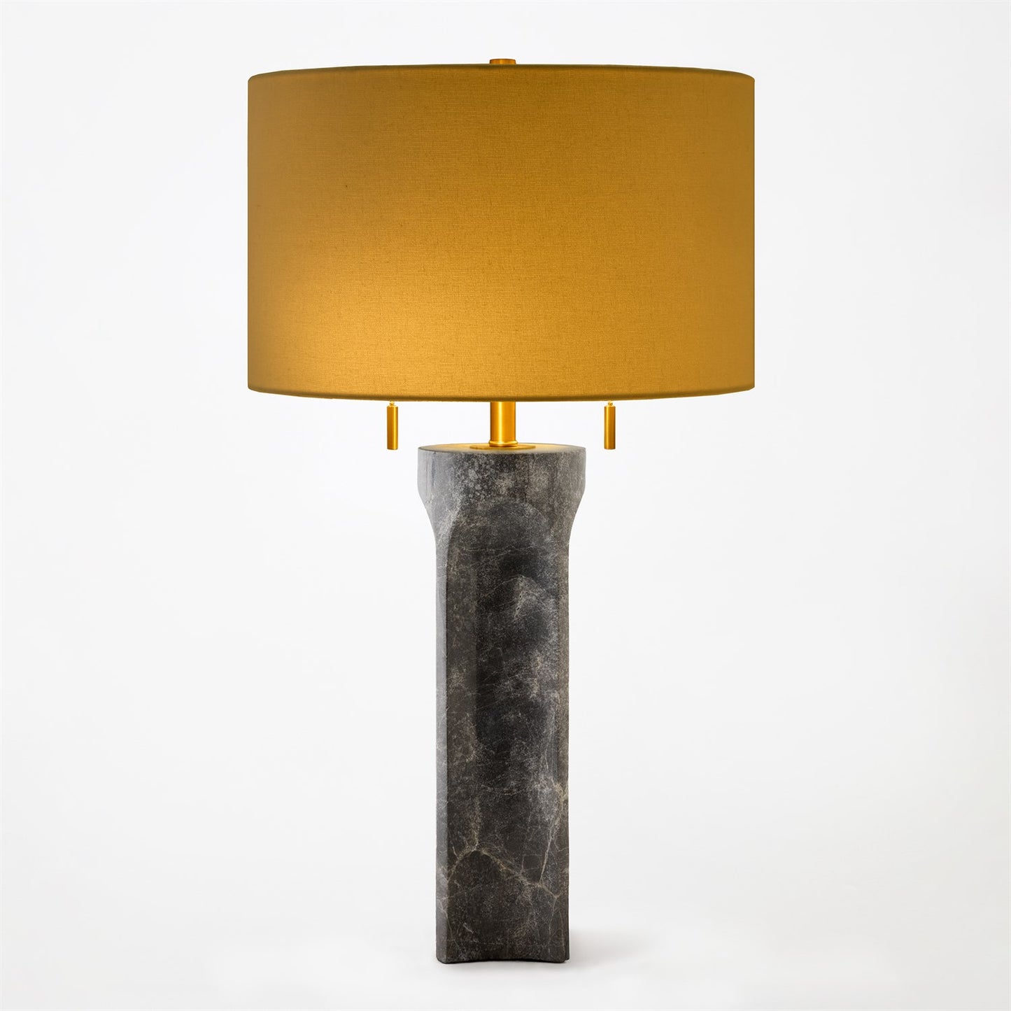 Marble Column Lamp - Gray - Grats Decor Interior Design & Build Inc.