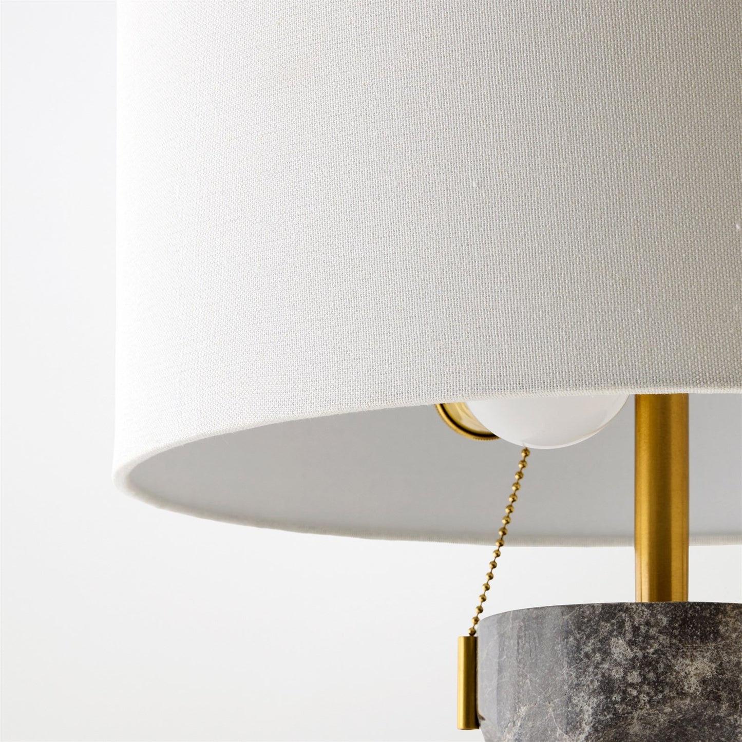 Marble Column Lamp - Gray - Grats Decor Interior Design & Build Inc.