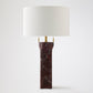 Marble Column Lamp - Red - Grats Decor Interior Design & Build Inc.