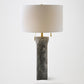 Marble Column Lamp - Gray - Grats Decor Interior Design & Build Inc.