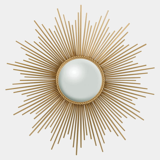 Sunburst 40"Dia Mirror - Gold