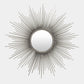 Sunburst 40"Dia Mirror - Nickel