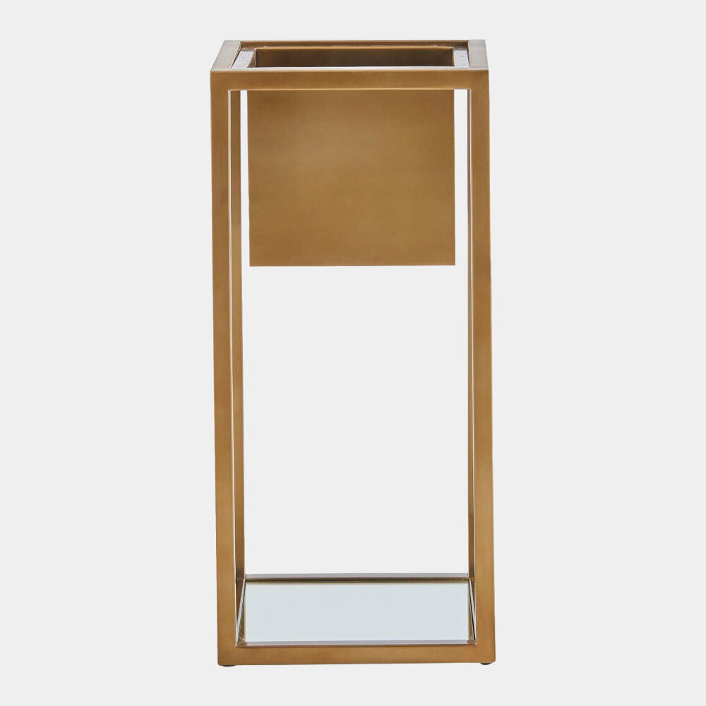 Escher Pedestal / Planter - Brass