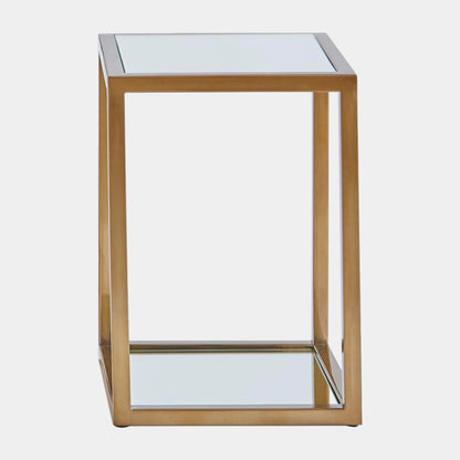 Escher Pedestal / Planter - Brass