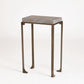 Zen Side Table w/Flamed Granite - Bronze - 2 sizes - Grats Decor Interior Design & Build Inc.