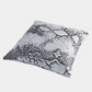 Shimmer Snake Skin Pillow-Silver - Grats Decor Interior Design & Build Inc.