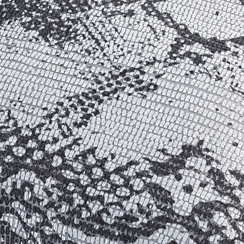 Shimmer Snake Skin Pillow-Silver - Grats Decor Interior Design & Build Inc.