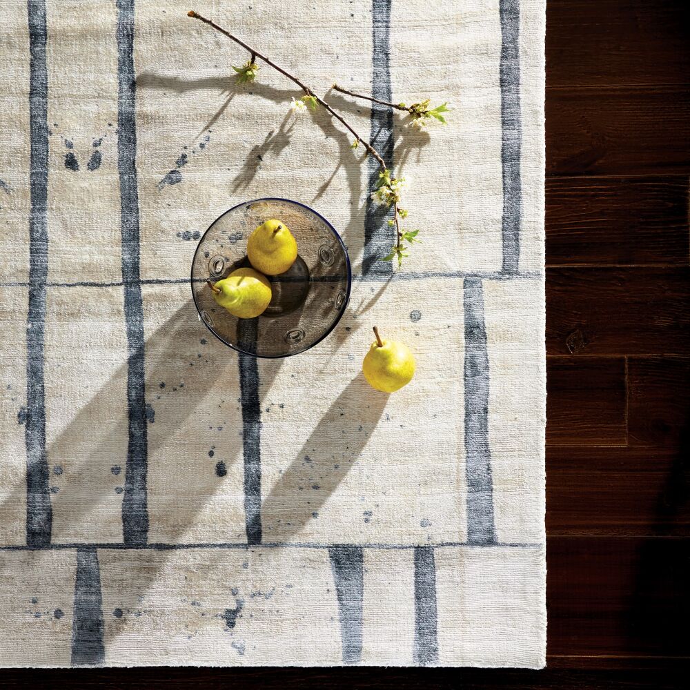 Genome Rug - Blue/Taupe - 5 sizes