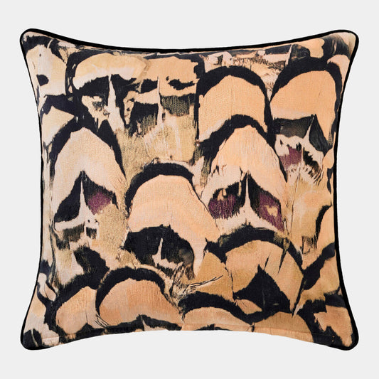 Jennifer Farrell Feathers Pillow - Grats Decor Interior Design & Build Inc.