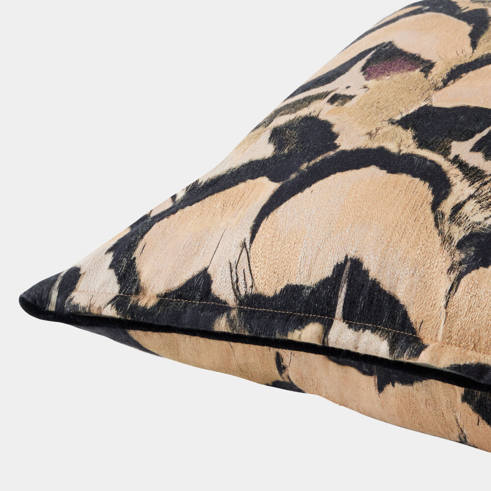 Jennifer Farrell Feathers Lumbar Pillow - Grats Decor Interior Design & Build Inc.
