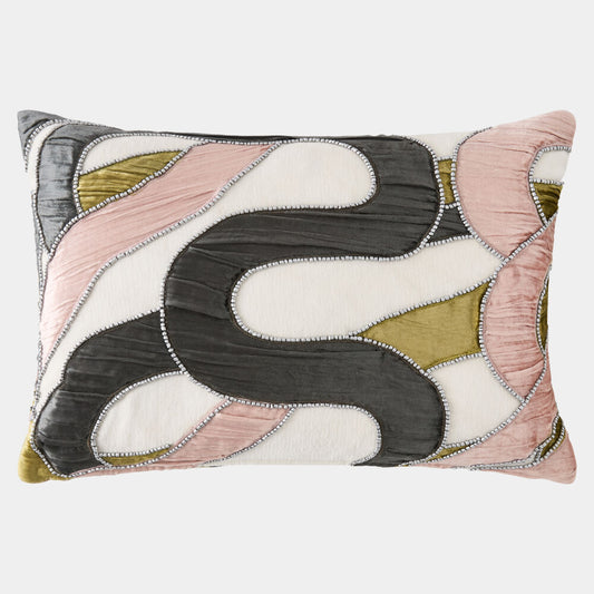 Jennifer Farrell Debutante Lumbar Pillow - Grats Decor Interior Design & Build Inc.