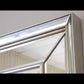 Bevel on Bevel Mirror - Silver Leaf