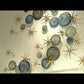 S/12 Etoile Wall Decor-Brass