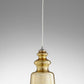 Leone 8"Dia Pendant - Gold Mercury Glass - Grats Decor Interior Design & Build Inc.
