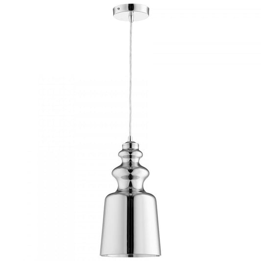 Leone 8"Dia Pendant - Mirrored Glass - Grats Decor Interior Design & Build Inc.