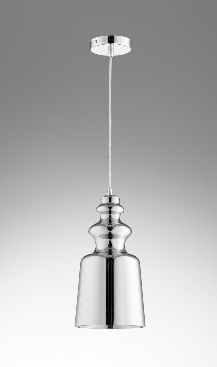 Leone 8"Dia Pendant - Mirrored Glass - Grats Decor Interior Design & Build Inc.